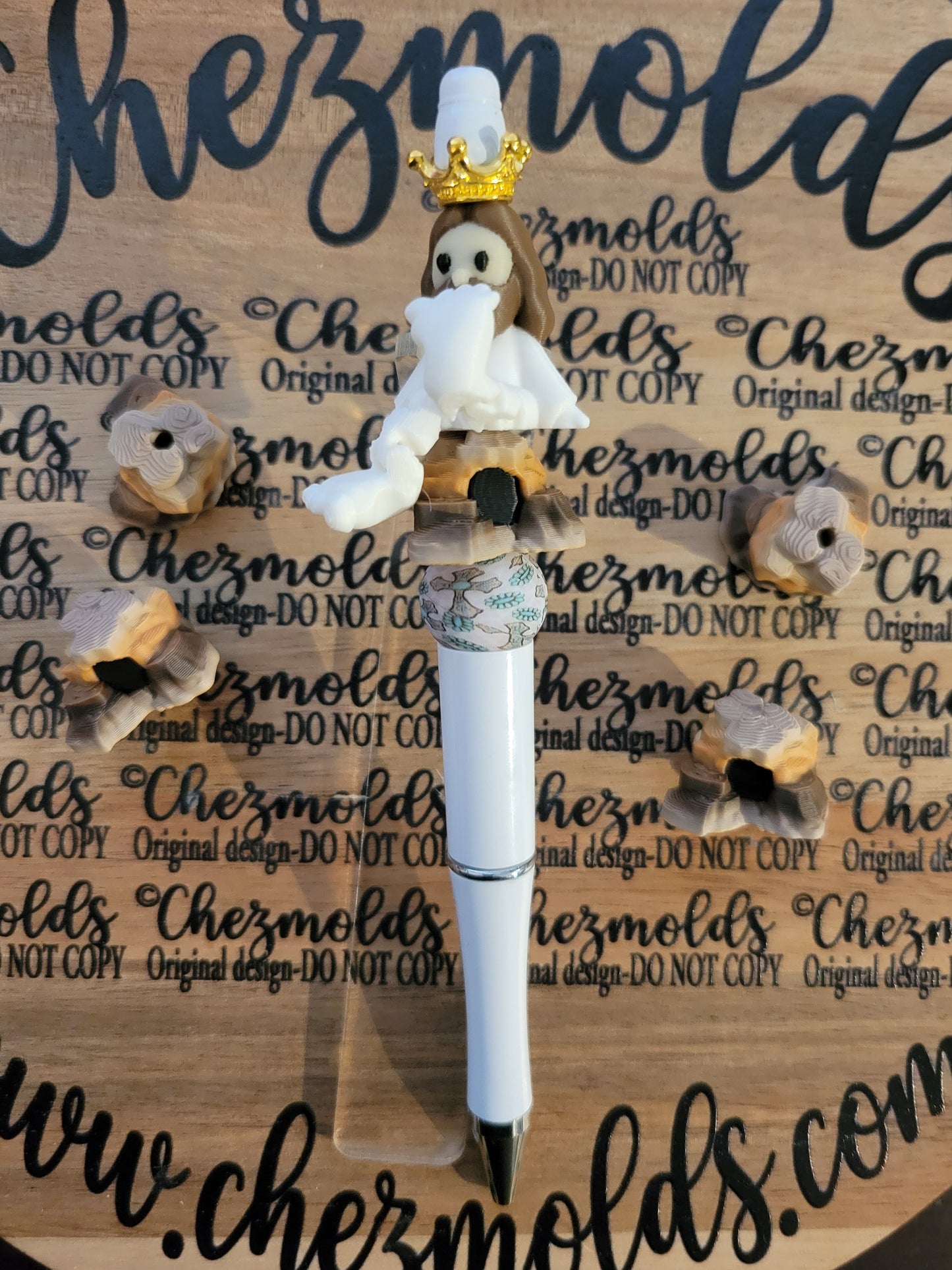 CE 3d printed focal Bead-Jesus Tomb