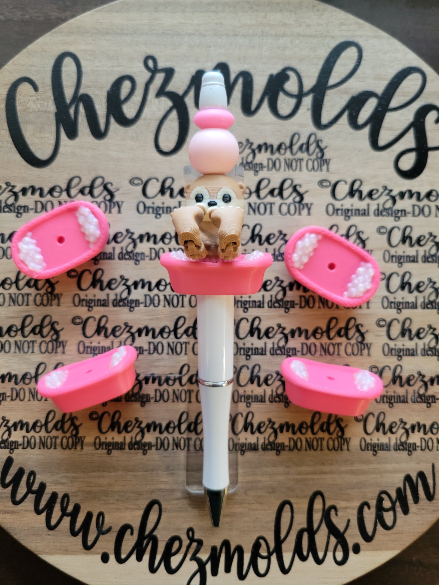 CE 3d printed focal Bead-bubbly tub
