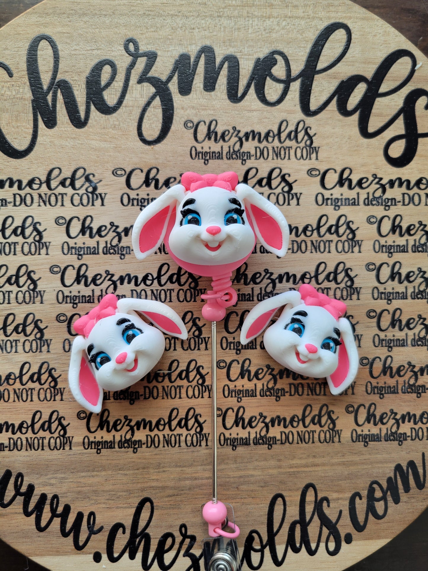 3d printed 3D flatback-bunny