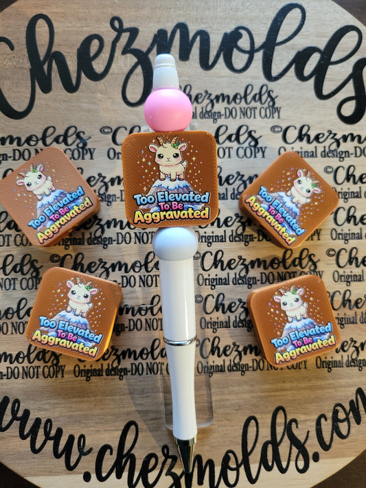 CE 3d printed focal Bead-too elevated- CG exclusive design