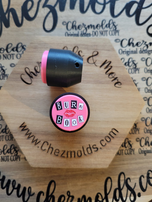 CE 3d printed Clicky button-  burn book