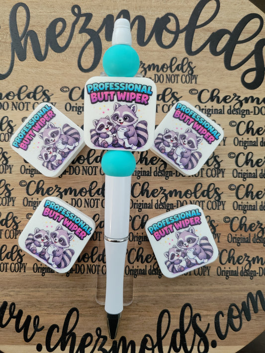 CE 3d printed focal Bead-Professional butt wiper-CG exclusive design