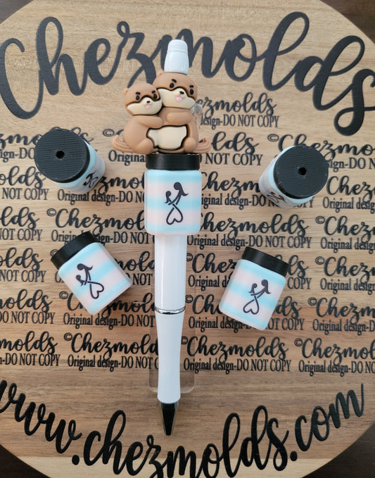 CE 3d printed focal Bead-Mothers love shaker