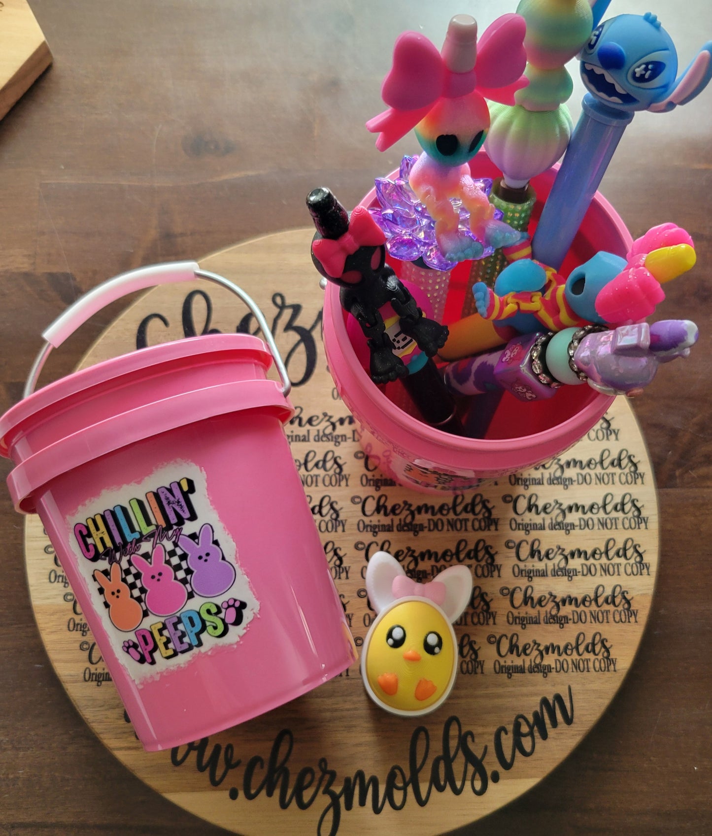 Mystery Easter bucket filled with focals and a clicker- LIMITED QUANTITY