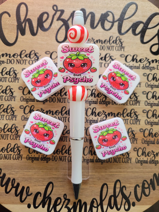 CE 3d printed focal Bead-Sweet but psycho- CG exclusive design