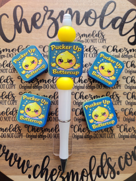 CE 3d printed focal Bead-Pucker up- CG exclusive design