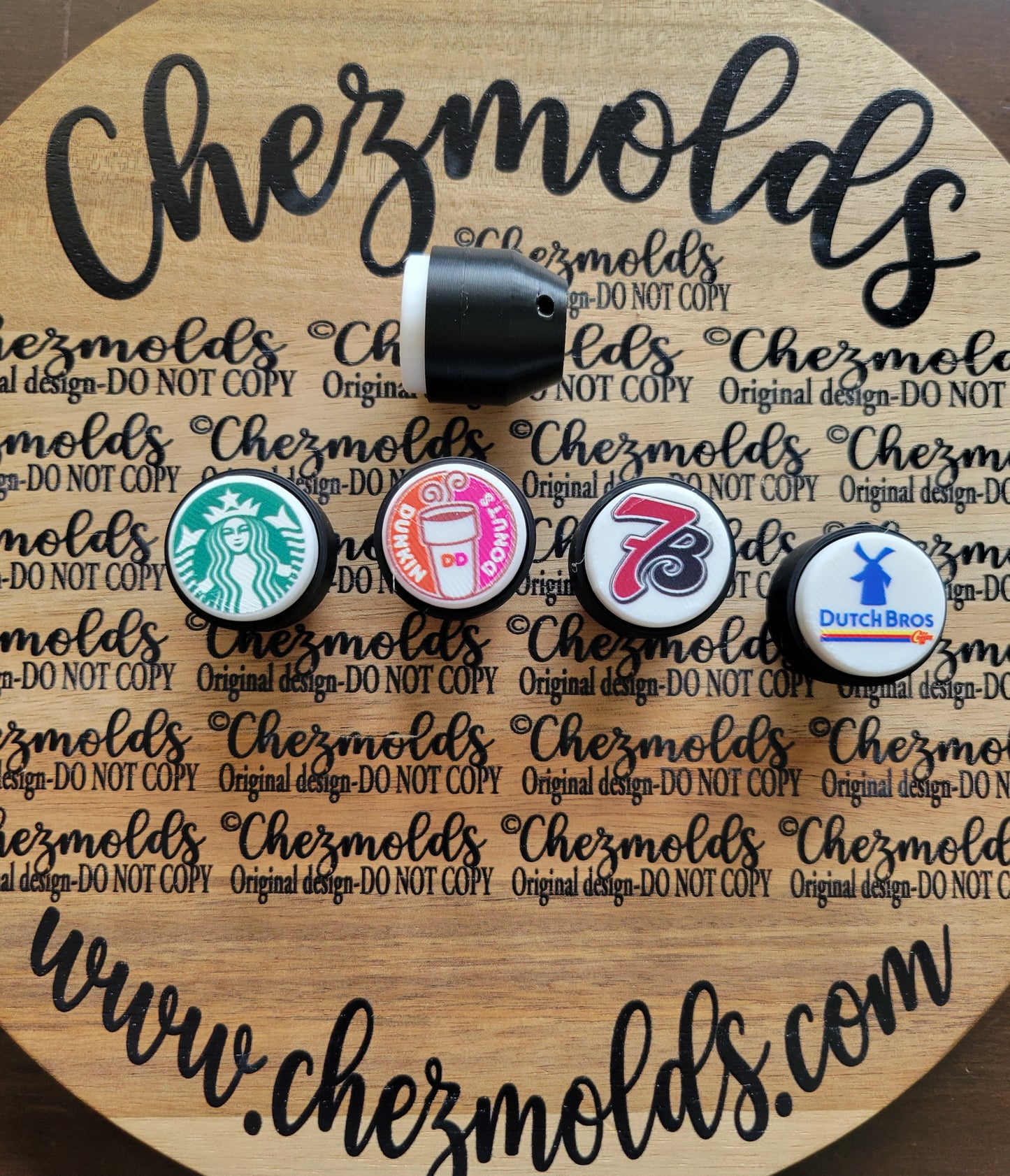 CE 3d printed Clicky button-  coffee