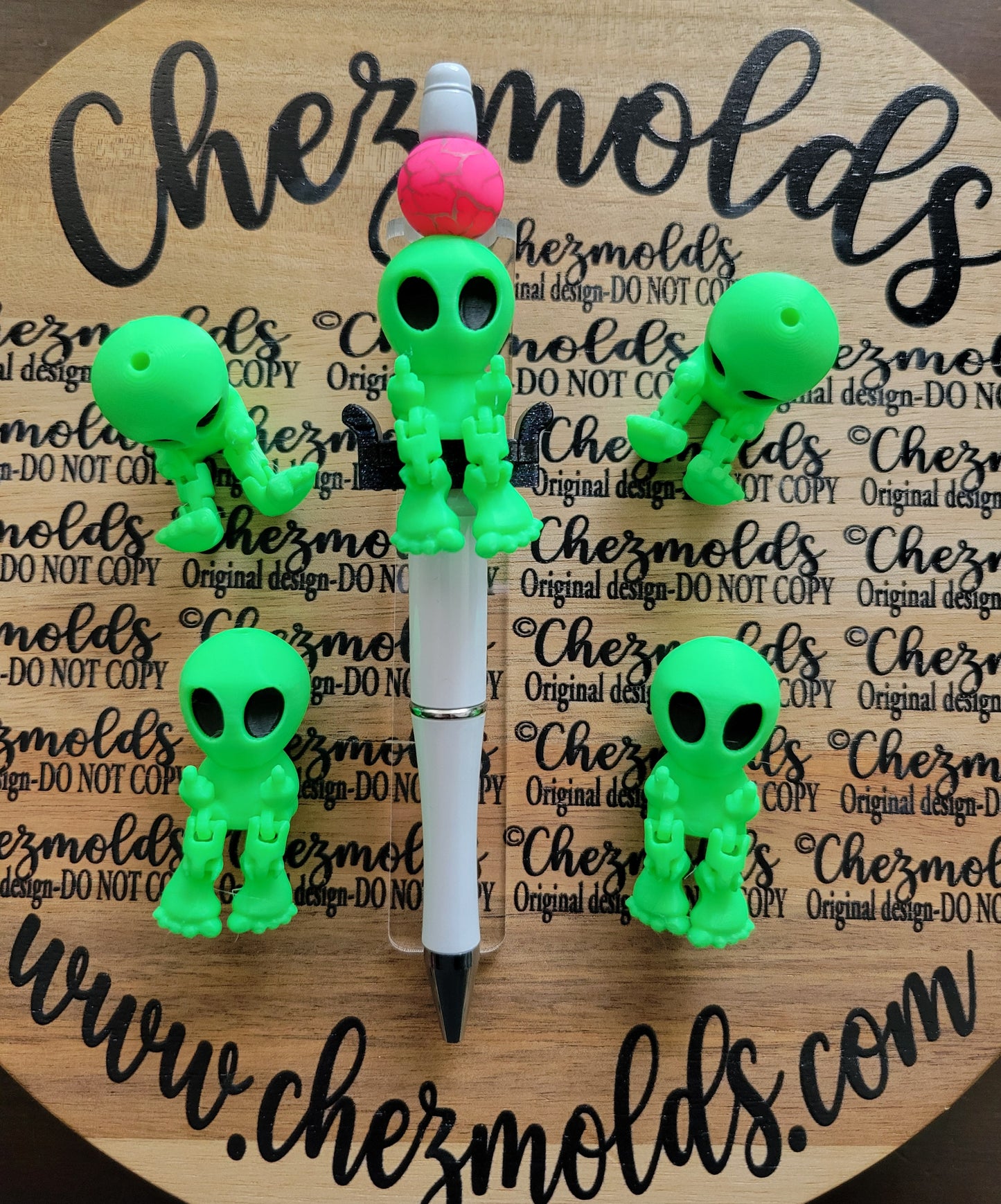 CE 3d printed focal Bead-FU Alien kicker ( flexy feet )