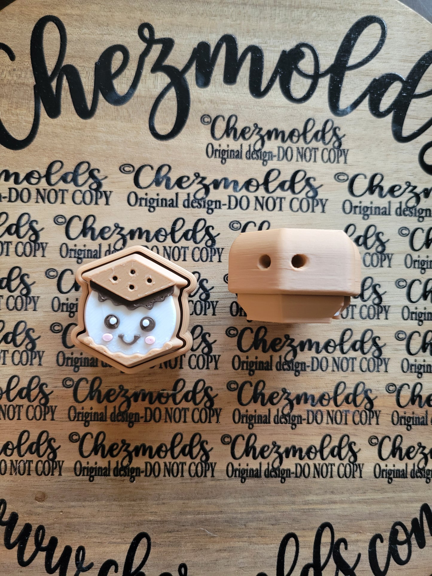 CE 3d printed fidget clicker-smores