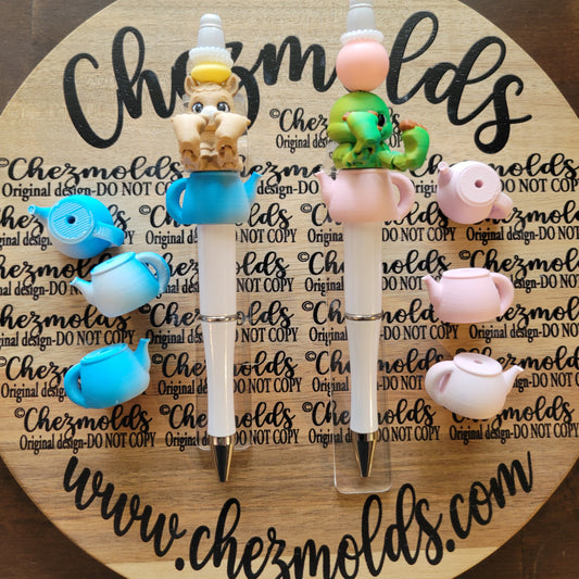 CE 3d printed focal Bead-3d tea pot