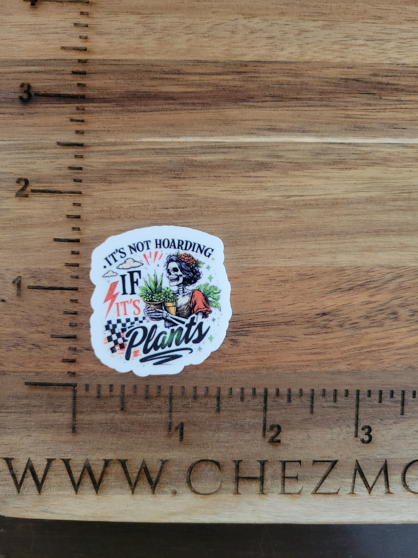 uv printed acrylic flatback- its not hoarding if its plants