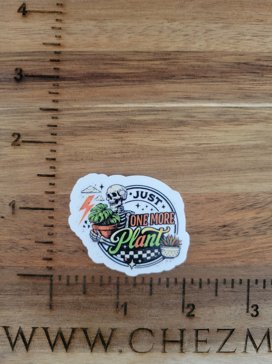 uv printed acrylic flatback-just one more plant
