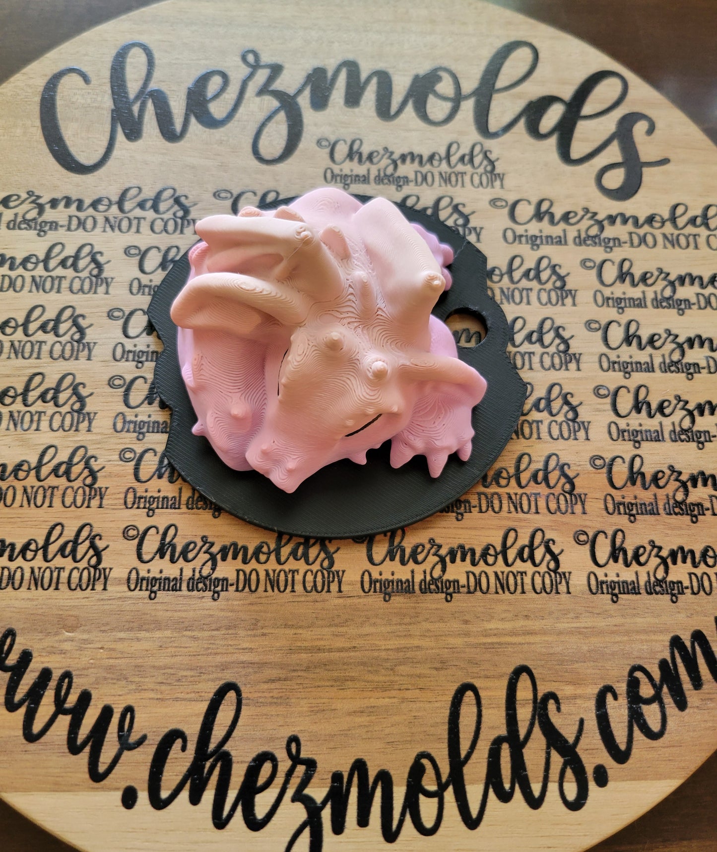 CE 3d printed 40oz topper plate-3d dragon