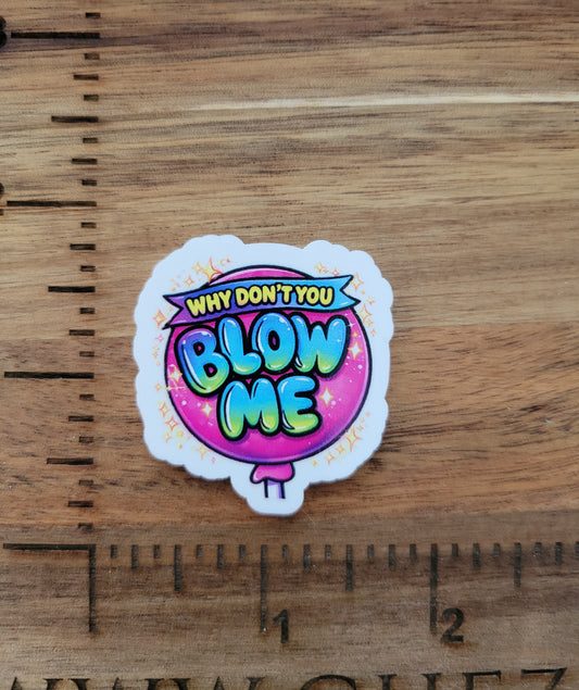 uv printed acrylic flatback-blow me