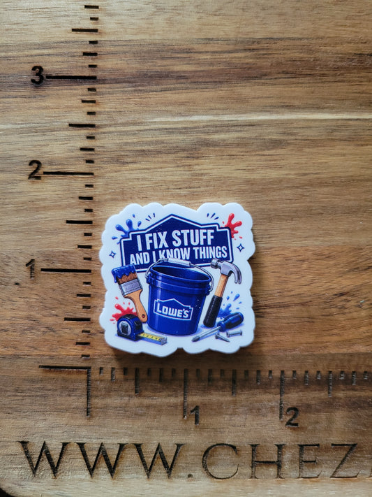 uv printed acrylic flatback- i fix stuff and know things