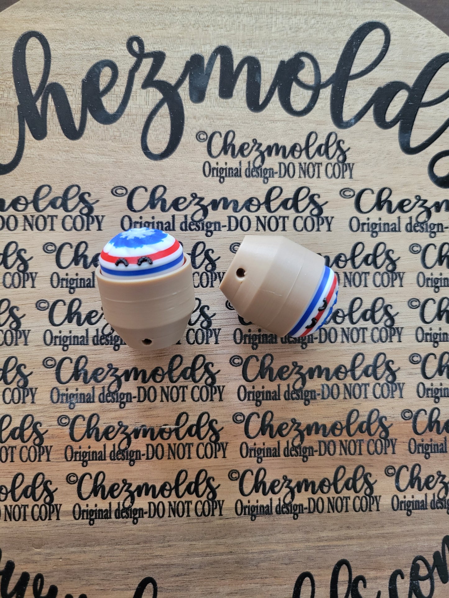 CE 3d printed Clicky button-  limited run -America dumpling