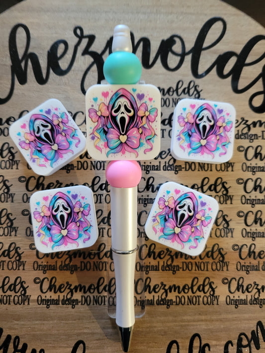 CE 3d printed focal Bead-ghost face bows - CG Exclusive design