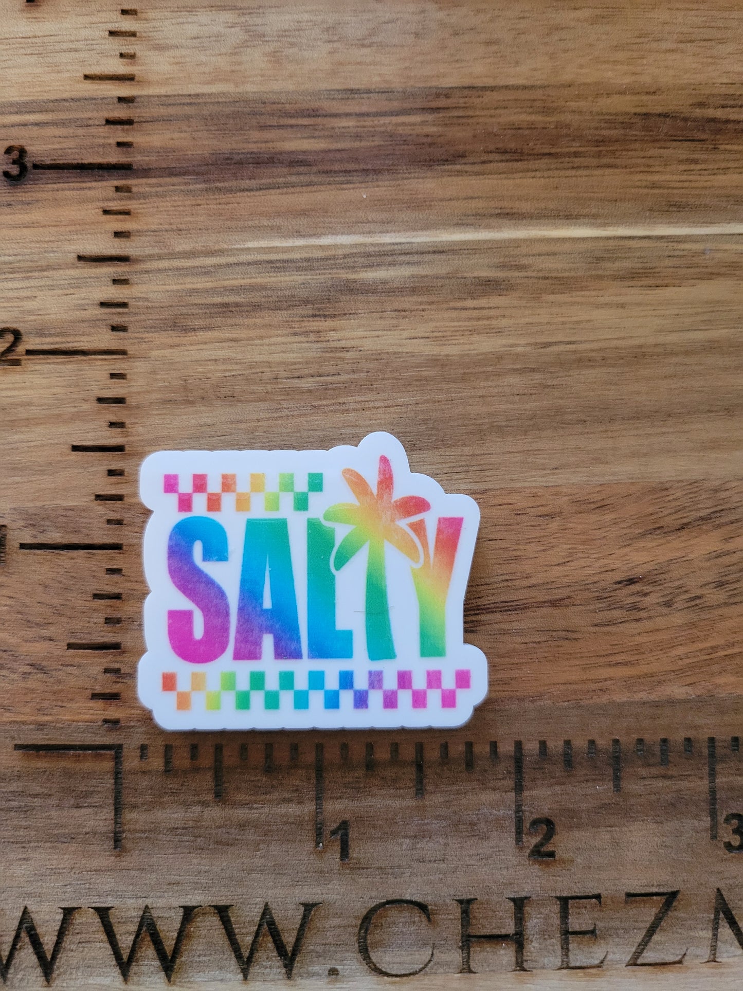 uv printed acrylic flatback-salty