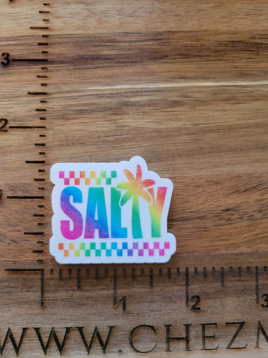 uv printed acrylic flatback-salty