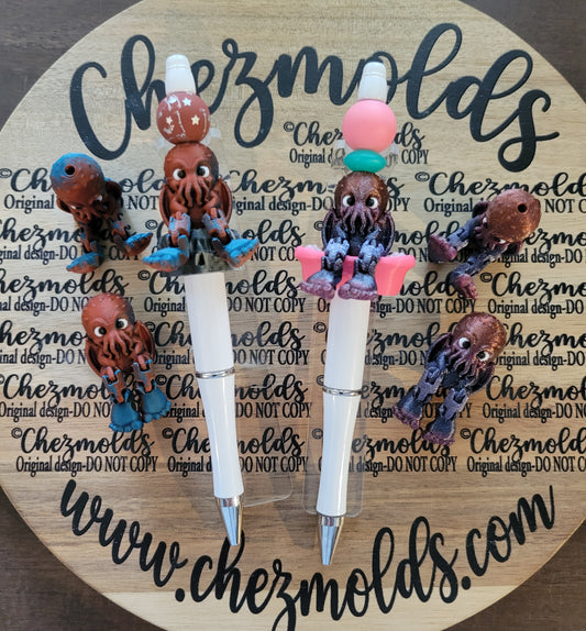 CE 3d printed focal Bead-Baby Cthulhu Kicker ( flexy feet )