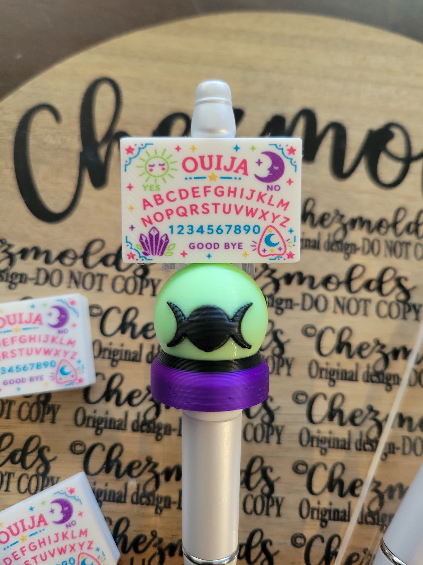 CE 3d printed focal Bead-Ouija board