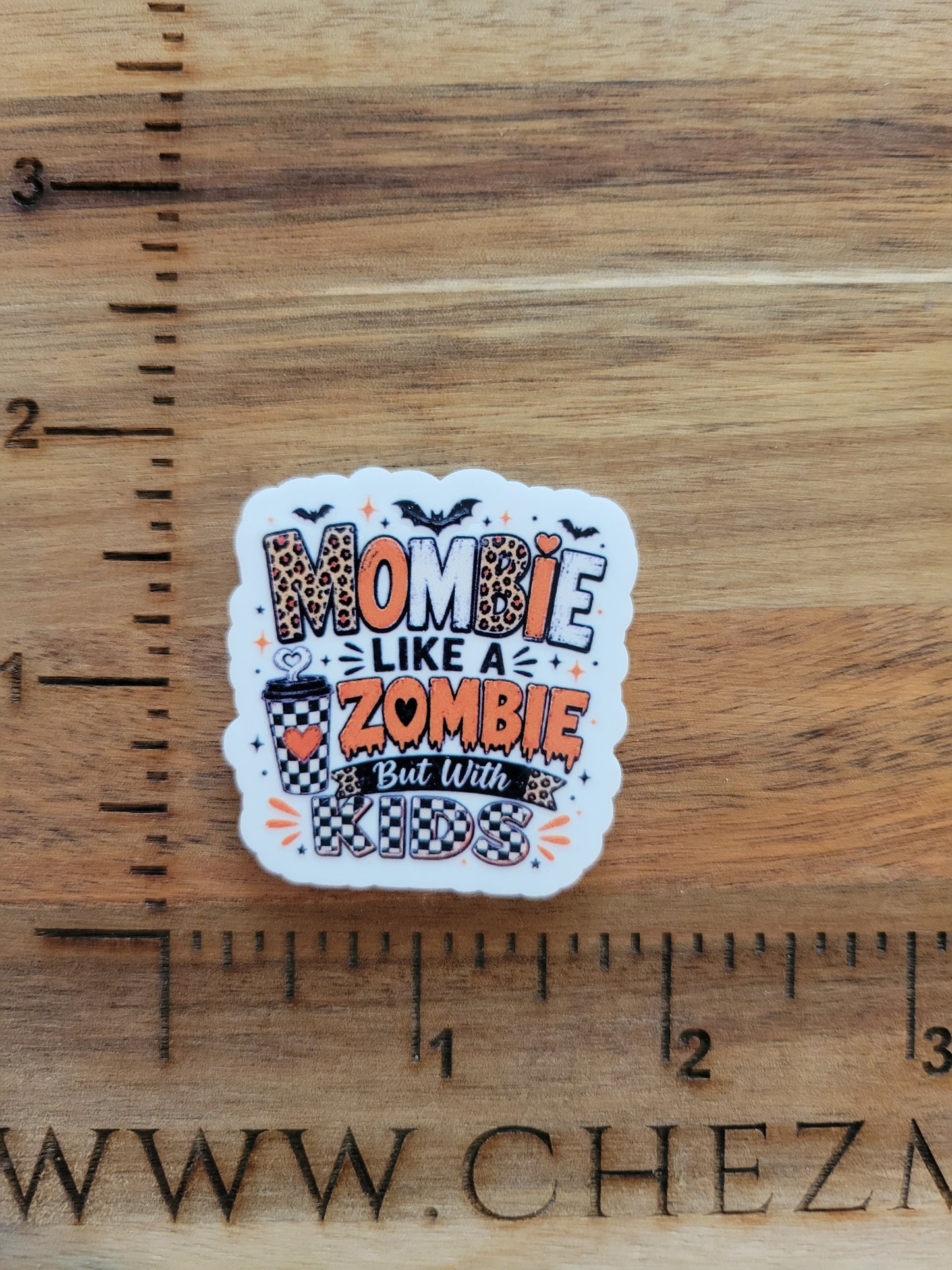 uv printed acrylic flatback-Mombie