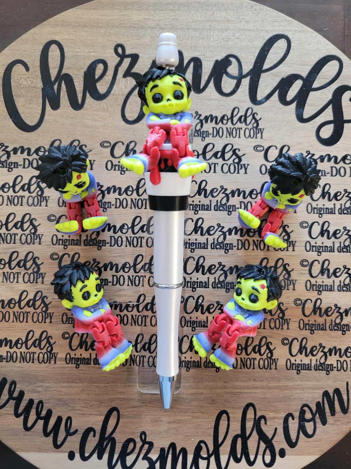 CE 3d printed focal Bead-zombie Kicker ( flexy feet )