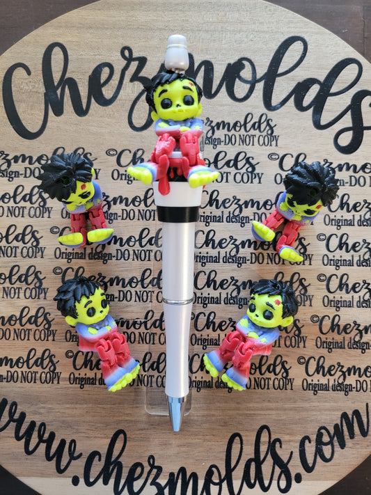 CE 3d printed focal Bead-zombie Kicker ( flexy feet )