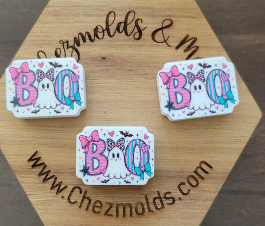 CE 3d printed focal Bead-Boo rectangle
