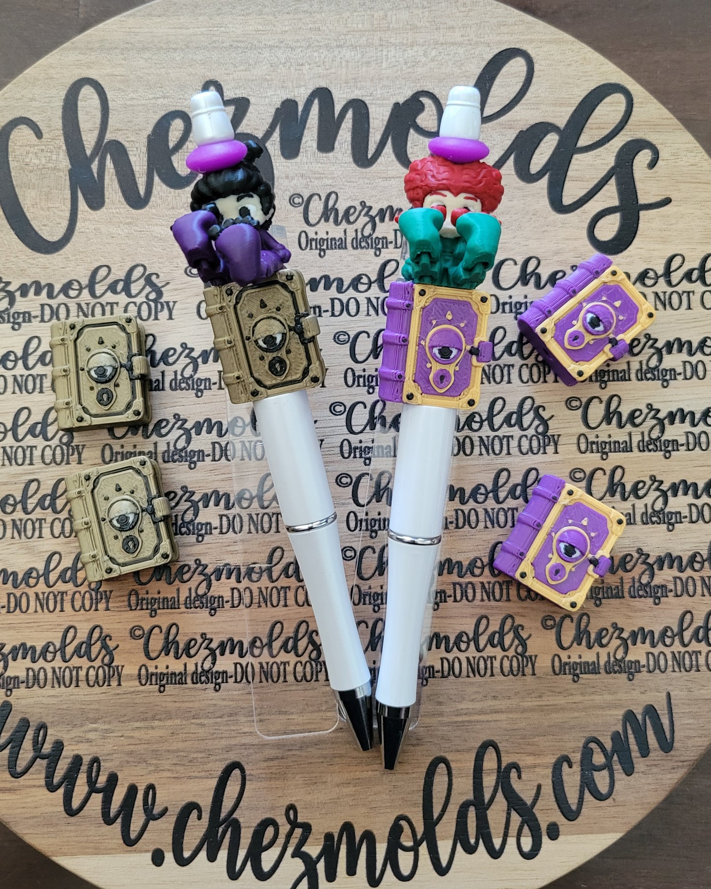 CE 3d printed focal Bead-Booook