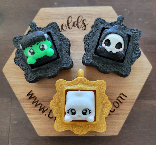 CE 3d printed fidget clicker-haunted frames