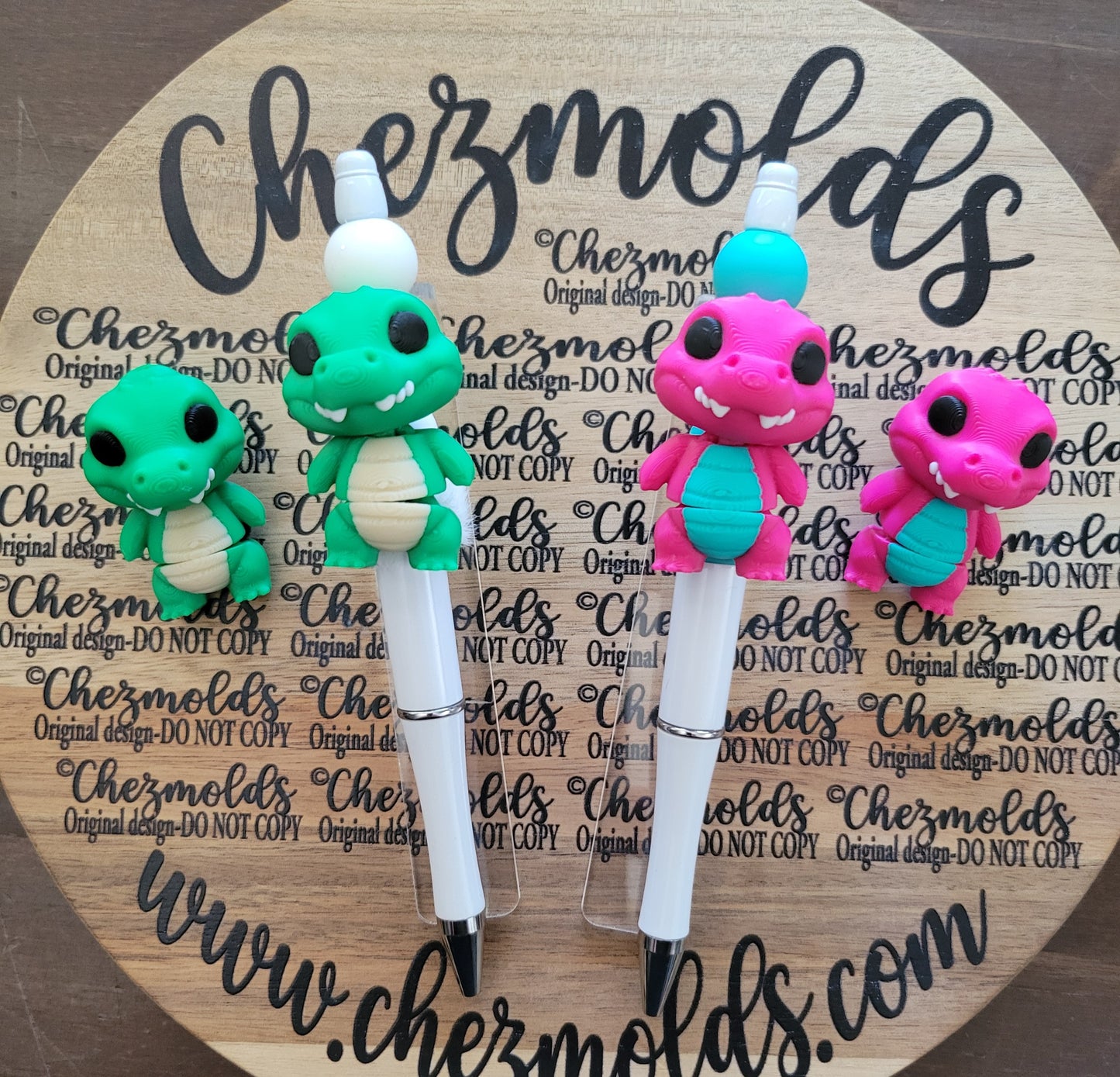 CE 3d printed focal Bead DANGLERZ-gatorZ