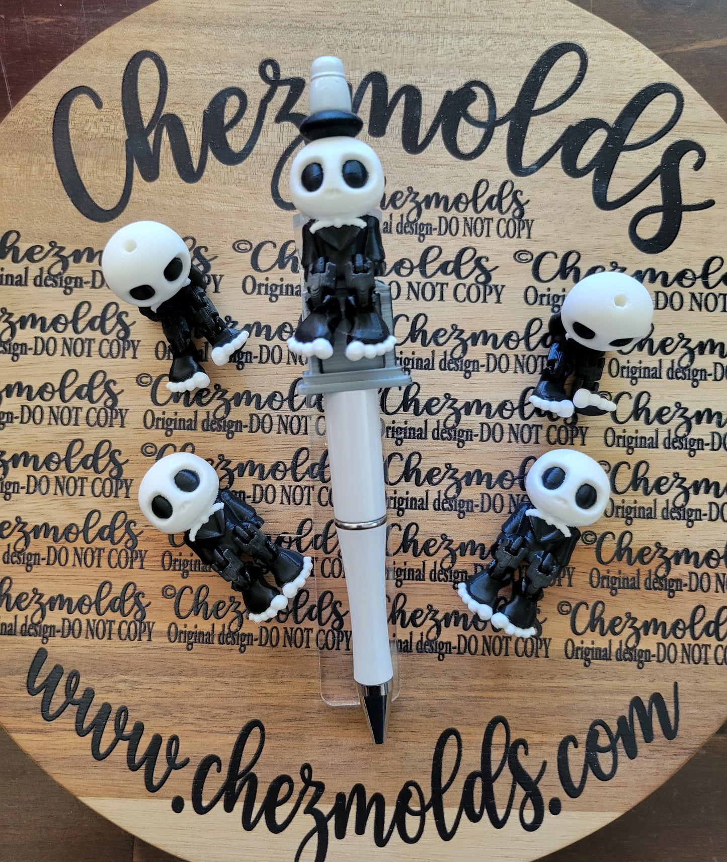 CE 3d printed focal Bead-Baby Jack Kicker ( flexy feet )