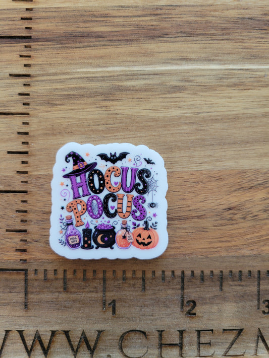 uv printed acrylic flatback-hocus pocus