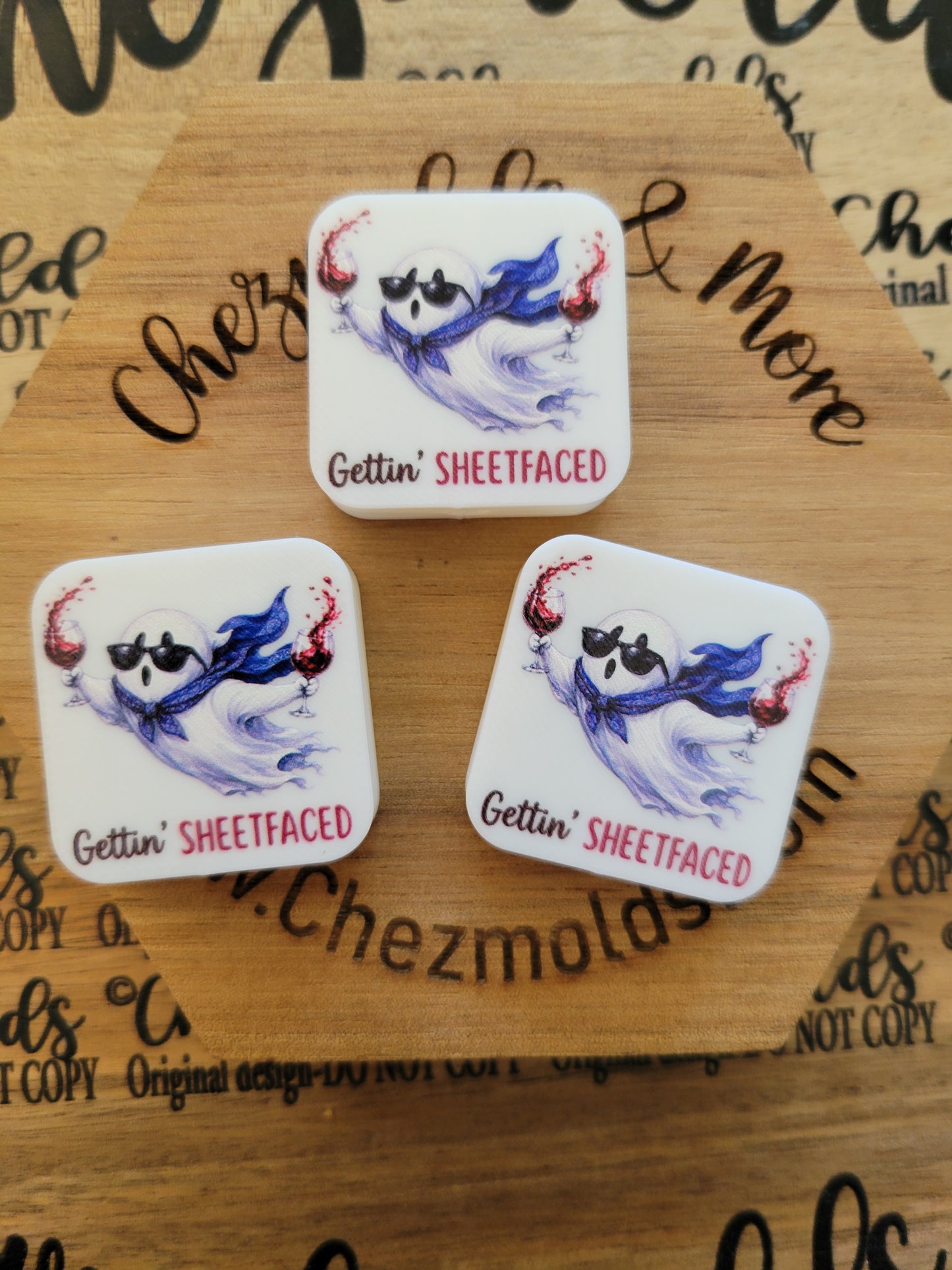 CE 3d printed focal Bead- sheetfaced