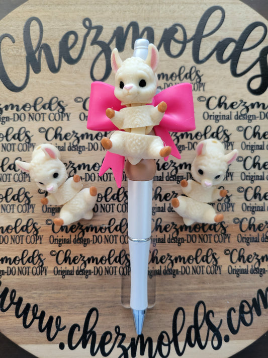 CE 3d printed focal Bead DANGLERZ-Cutie Llama