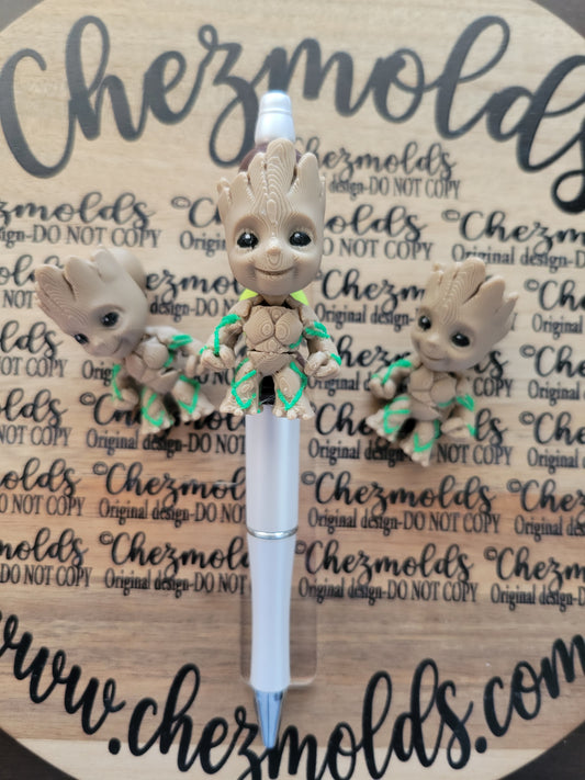 CE 3d printed focal Bead DANGLERZ-tree guy