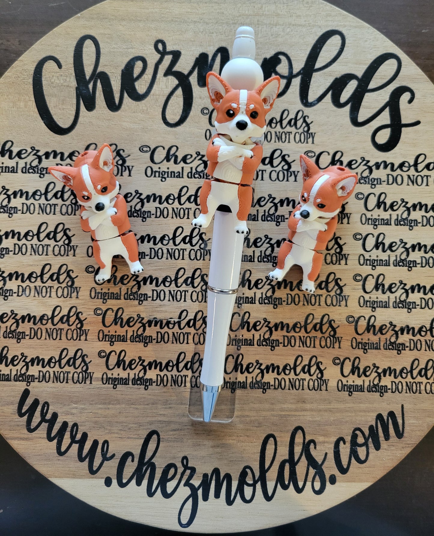 CE 3d printed focal Bead DANGLERZ-SaSSy pups