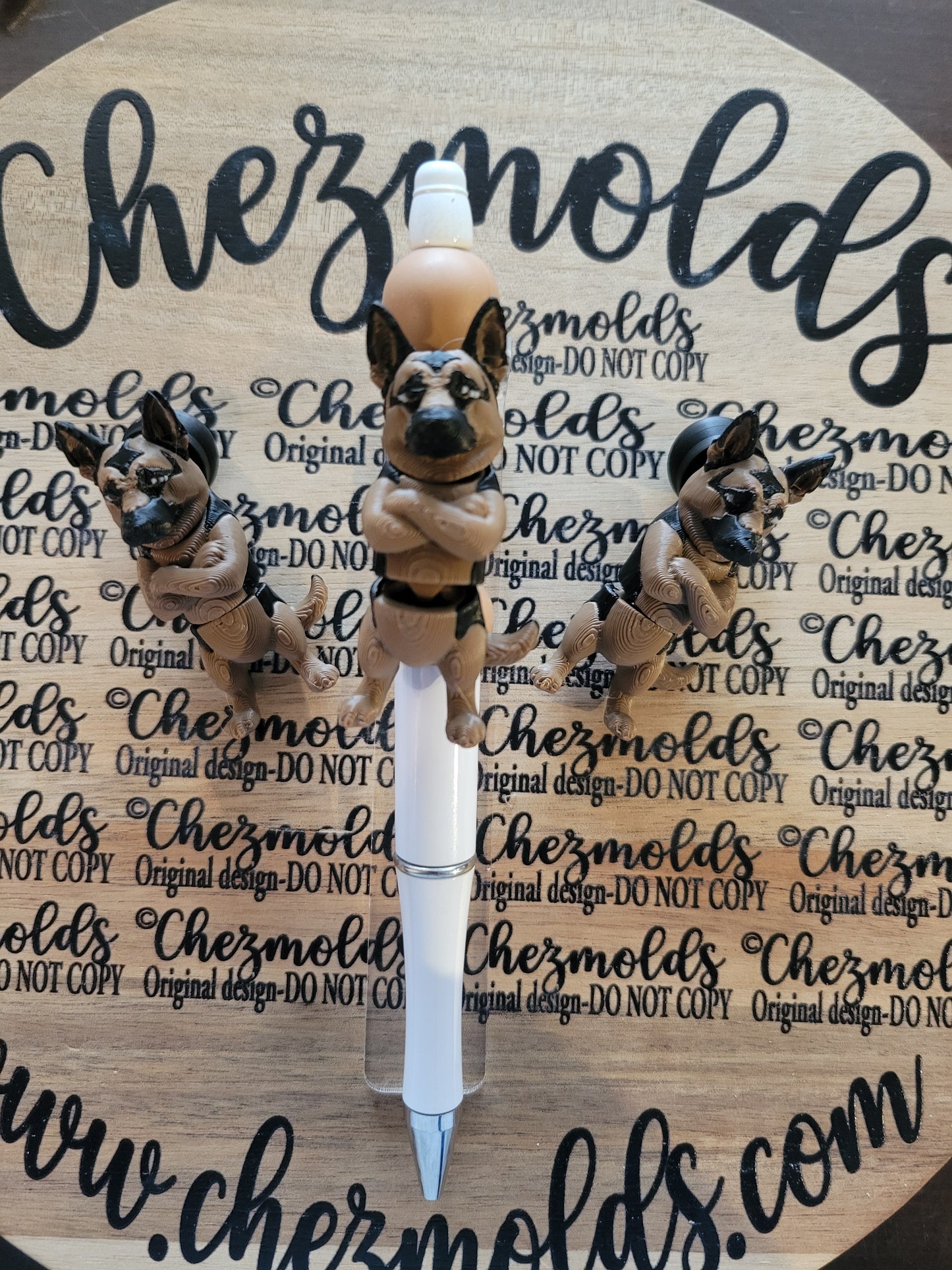 CE 3d printed focal Bead DANGLERZ-SaSSy pups
