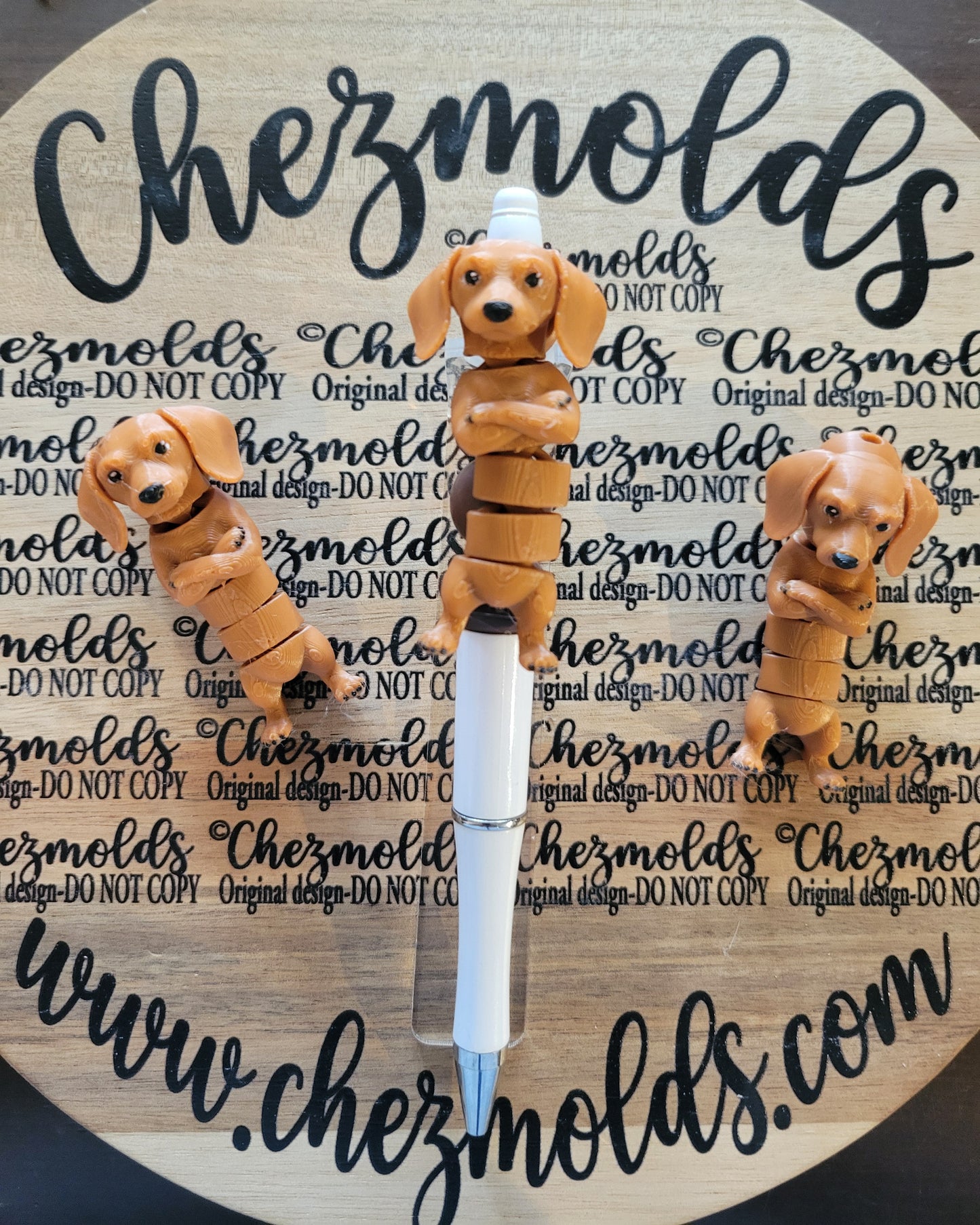 CE 3d printed focal Bead DANGLERZ-SaSSy pups