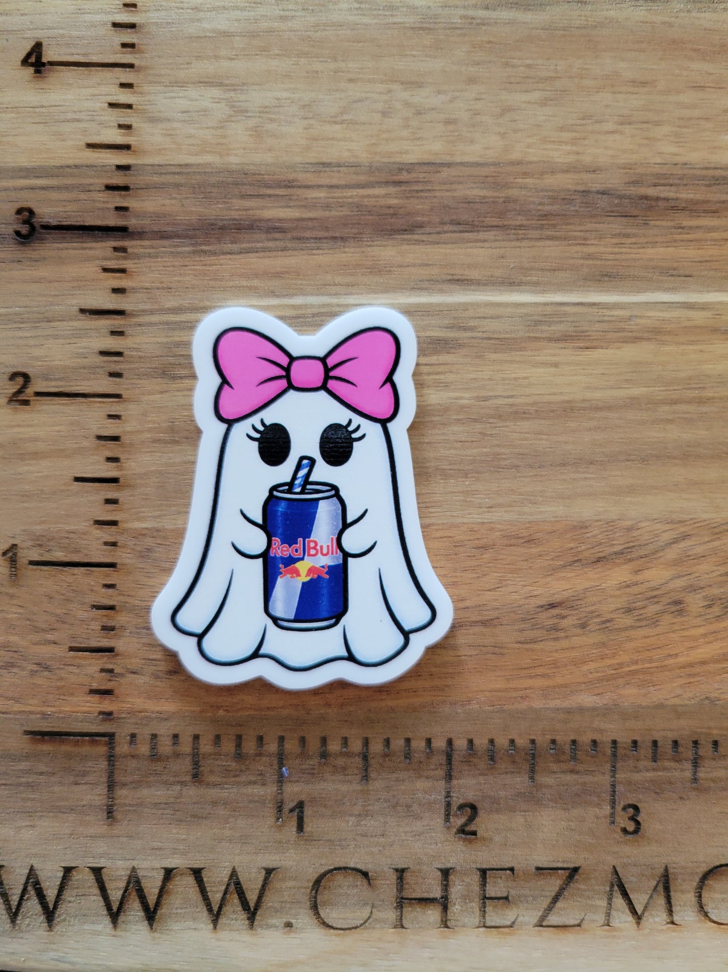 uv printed acrylic flatback-soda ghost