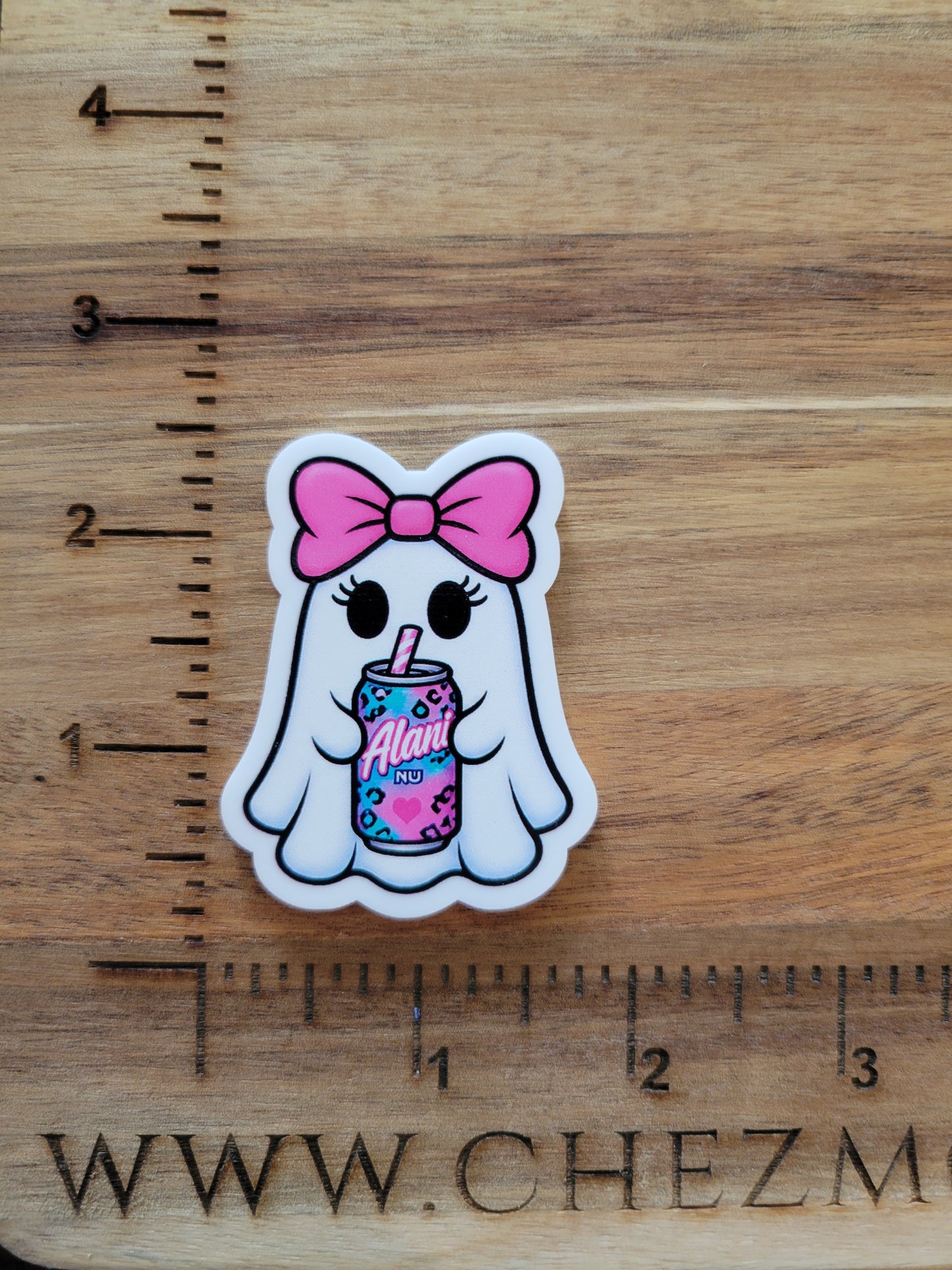uv printed acrylic flatback-soda ghost