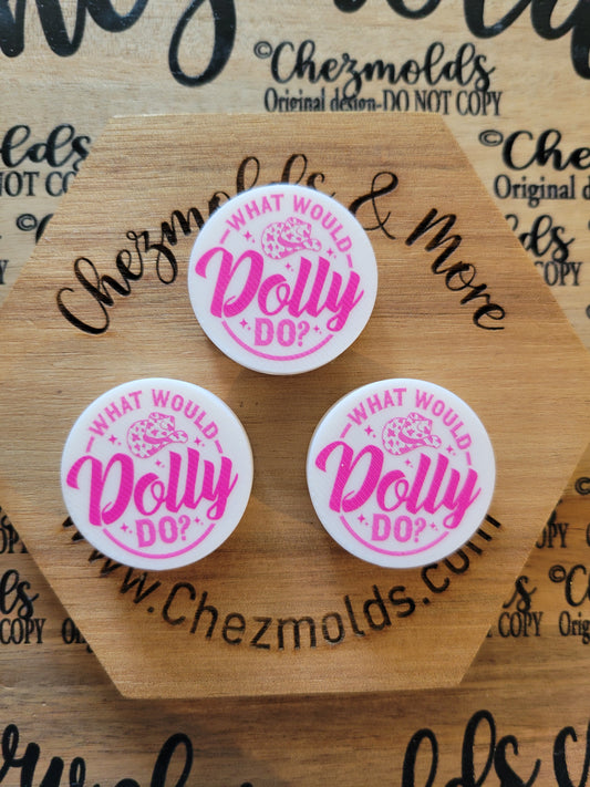 CE 3d printed focal Bead-Dolly-What would dolly do