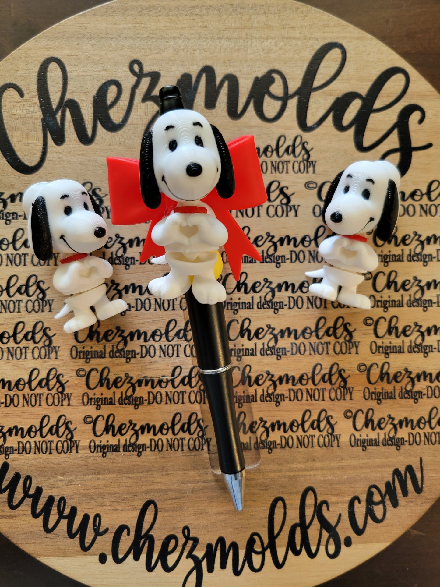 CE 3d printed focal Bead DANGLERZ-Snoopy