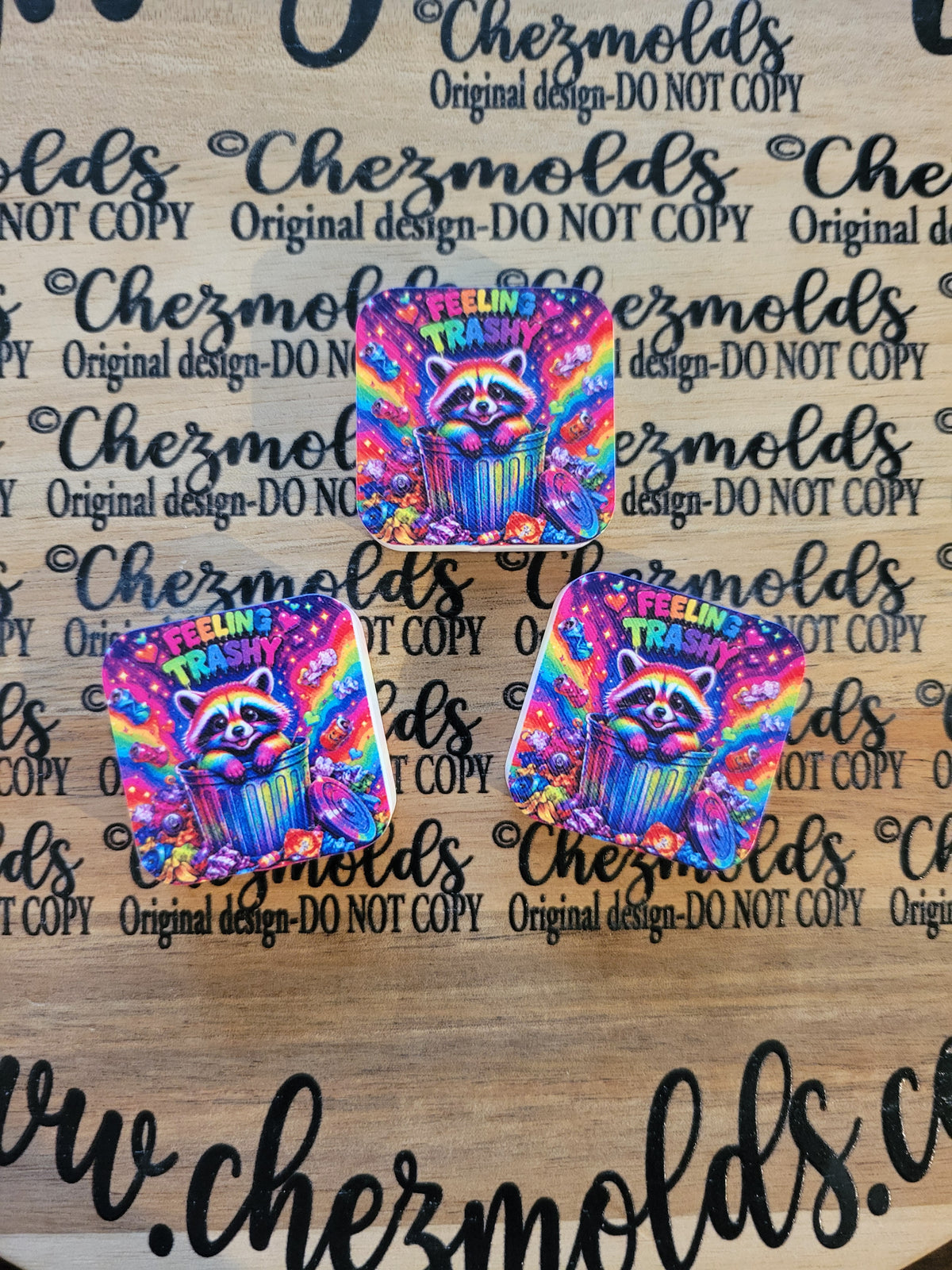 CE 3d printed focal Bead-LF feeling trashy - CG exclusive design