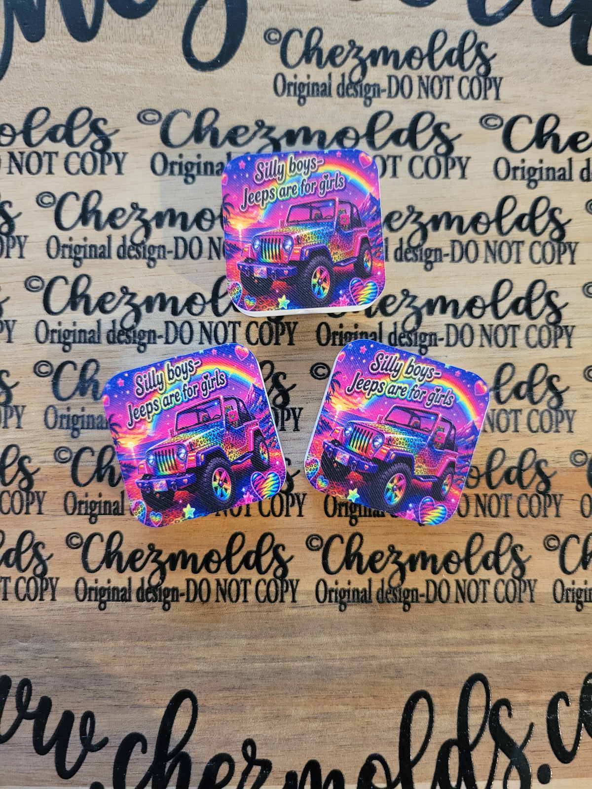 CE 3d printed focal Bead-LF Jeep silly boys- CG exclusive design