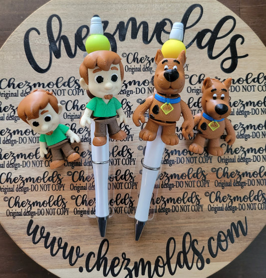 CE 3d printed focal Bead DANGLERZ-dooby-do