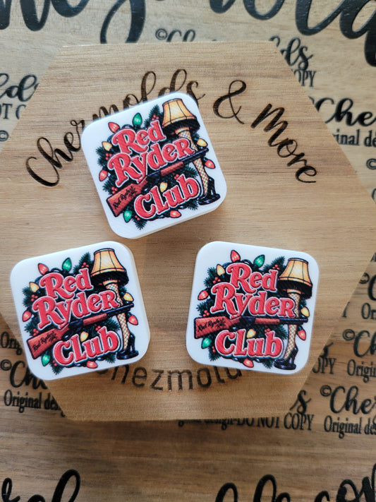 CE 3d printed focal Bead-Red ryder Club