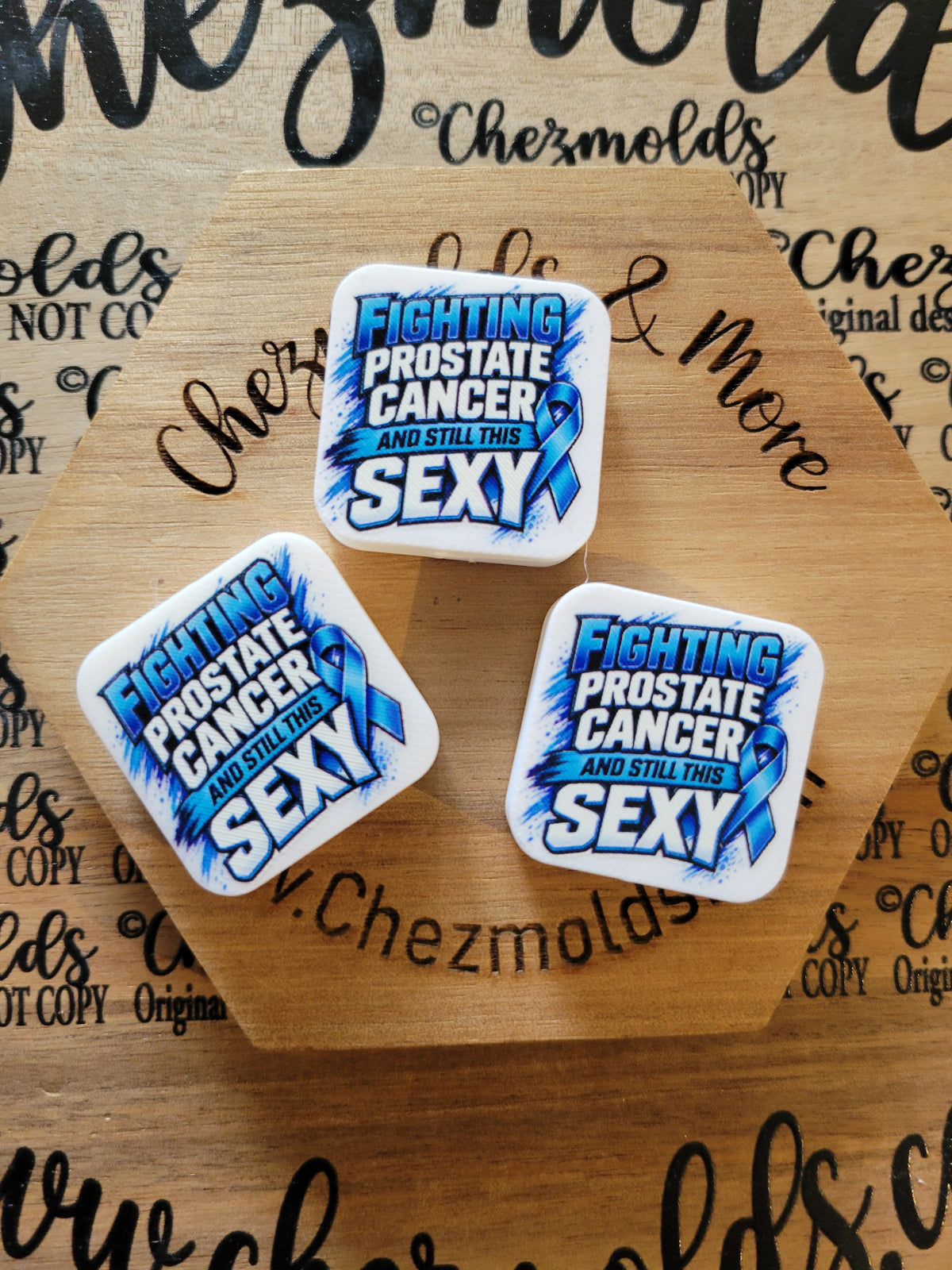 CE 3d printed focal Bead-fight prostate cancer and still sexy - CG exclusive design