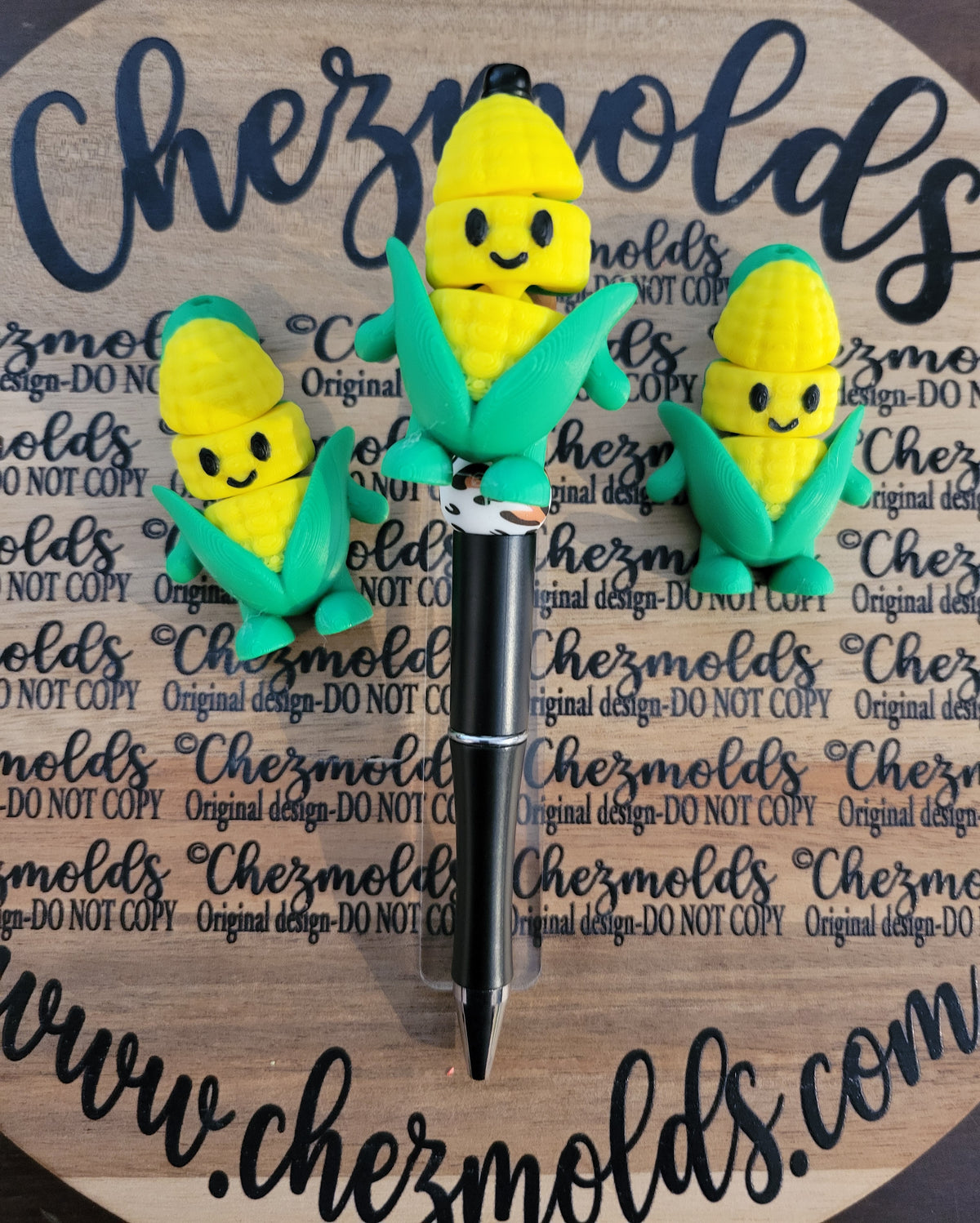 CE 3d printed focal Bead DANGLERZ-corn baby